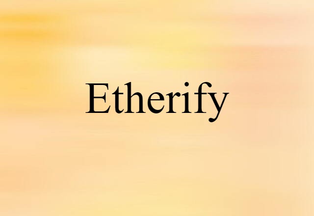 etherify