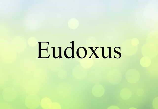 Eudoxus