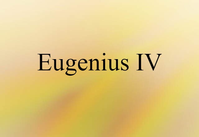 Eugenius IV