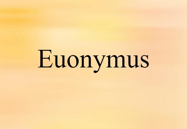 euonymus