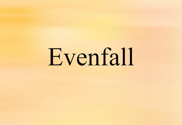 evenfall