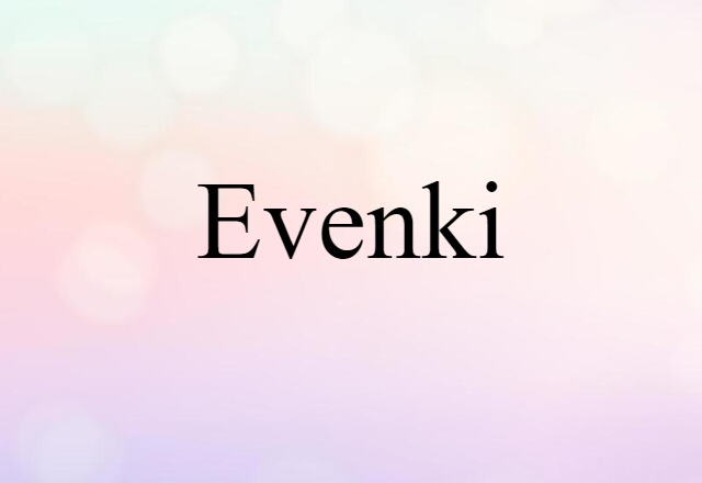 Evenki