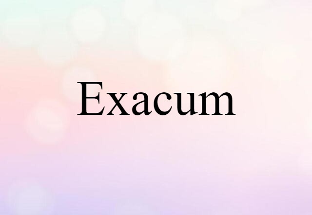 Exacum (noun) Definition, Meaning & Examples