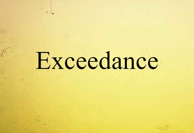 exceedance