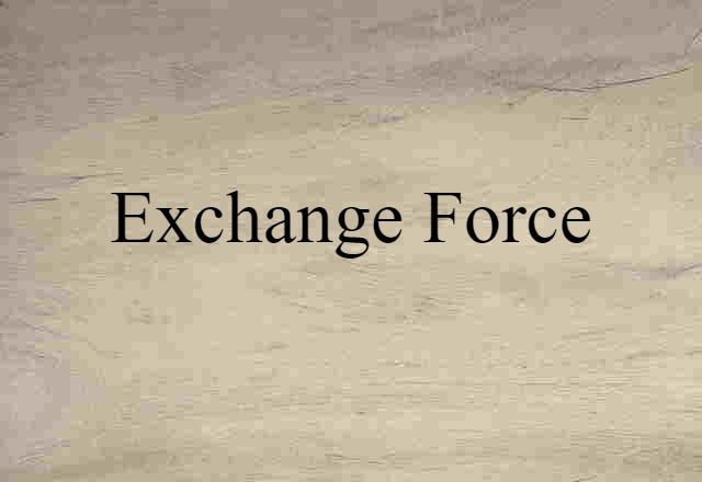 exchange force