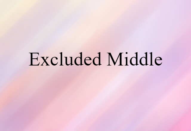 excluded middle