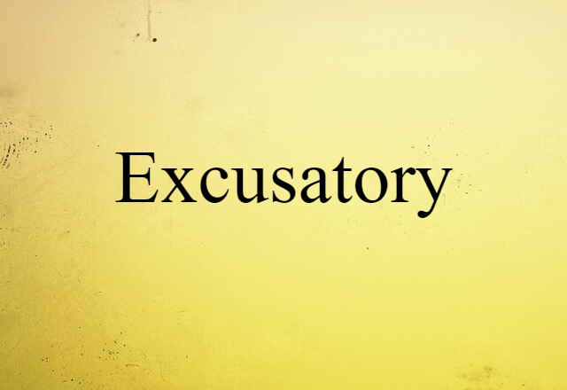 excusatory