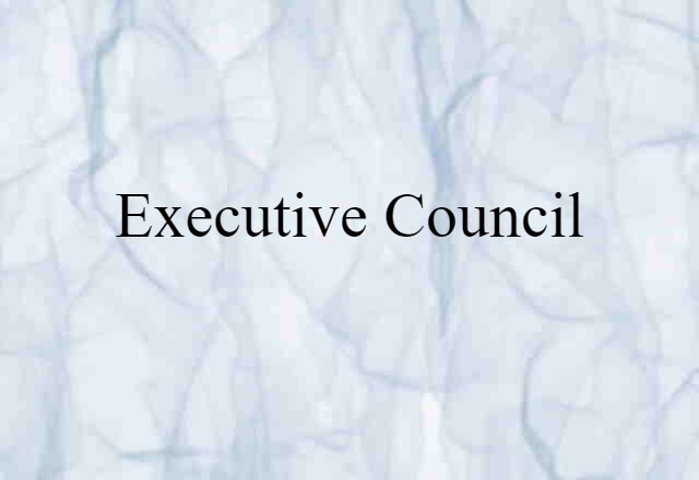 executive council