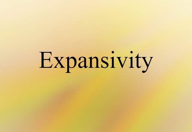 expansivity