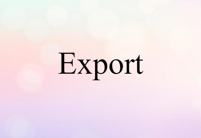 export