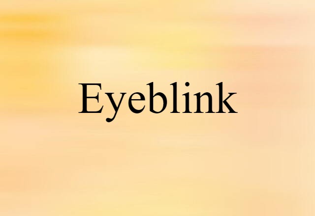 eyeblink