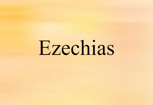 Ezechias