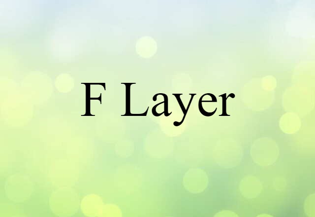 F layer