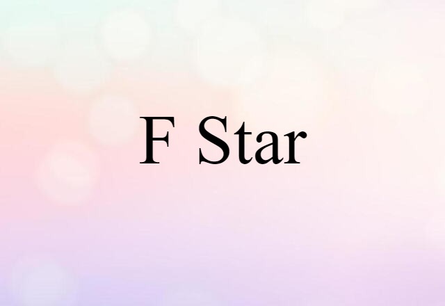 F star