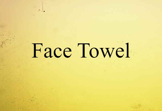 face towel