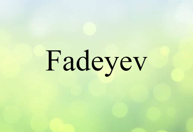 Fadeyev