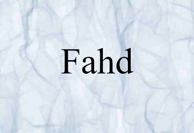 Fahd