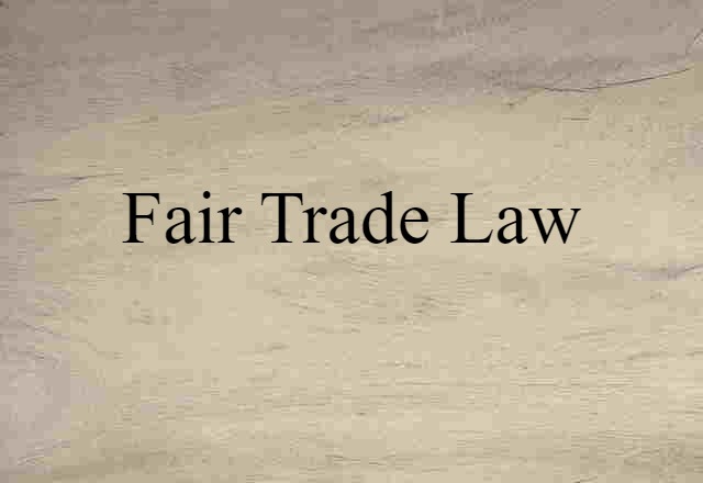 fair-trade law