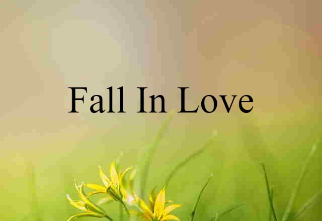 fall in love