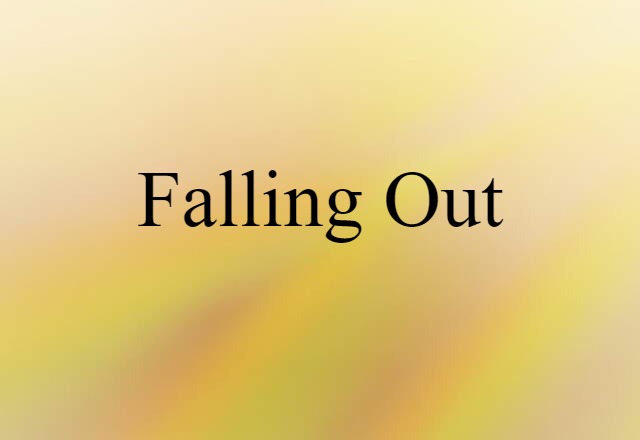 falling-out