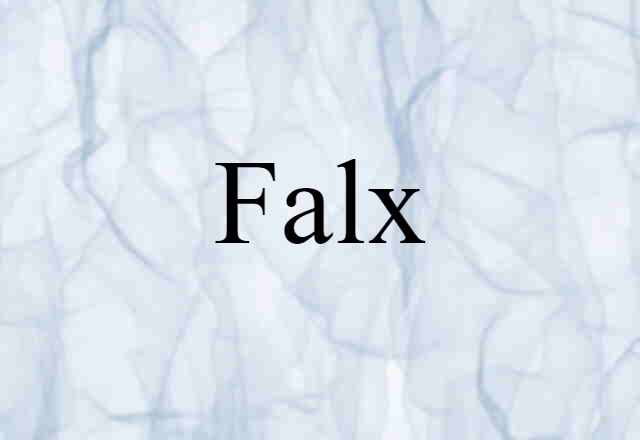 Falx (noun) Definition, Meaning & Examples