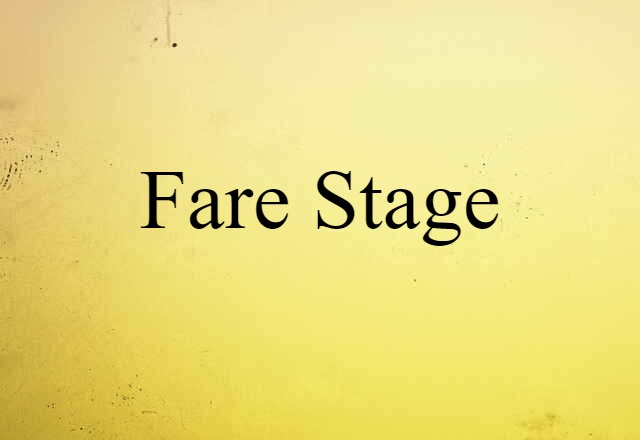 fare stage