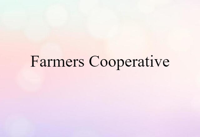 farmers cooperative