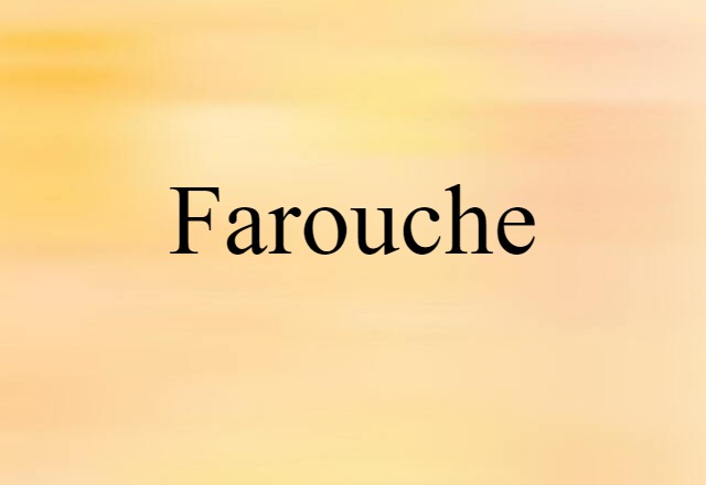 farouche