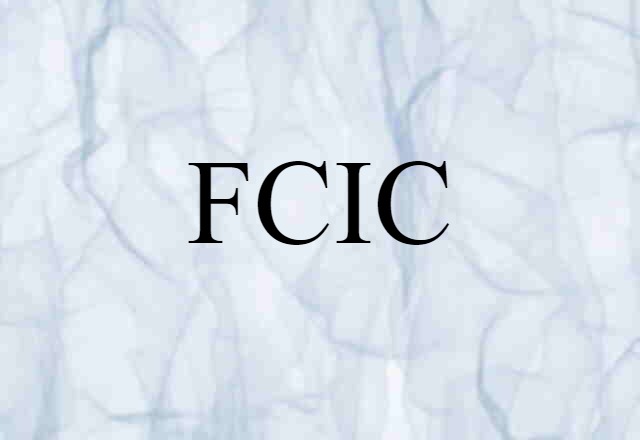 FCIC (noun) Definition, Meaning & Examples