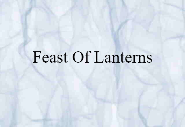 Feast of Lanterns