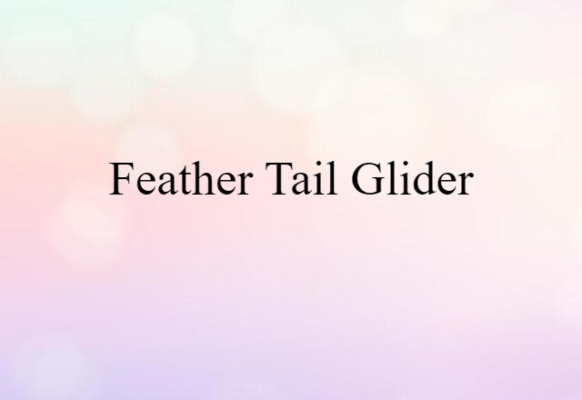 feather-tail glider