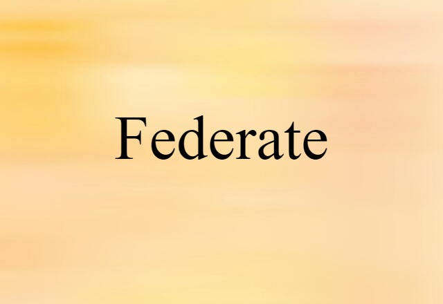 federate