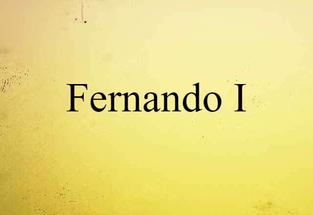 Fernando I