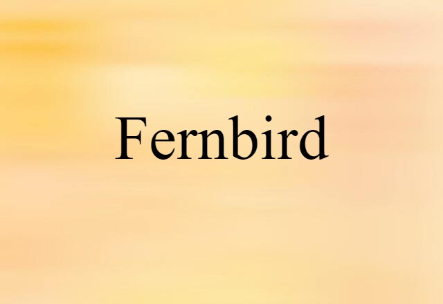 fernbird