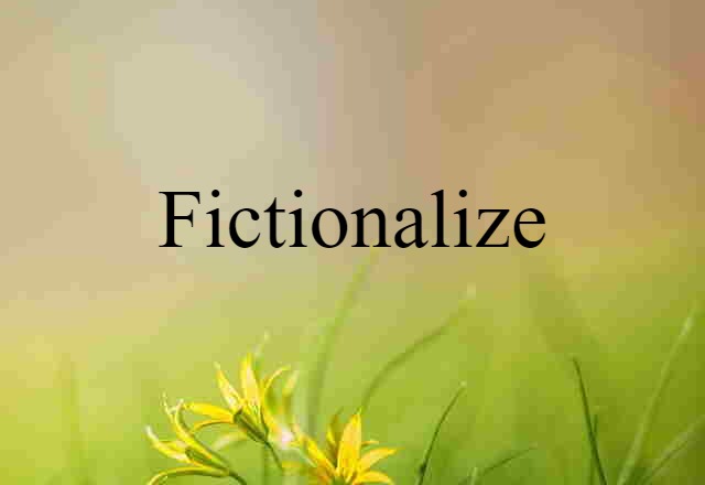 fictionalize