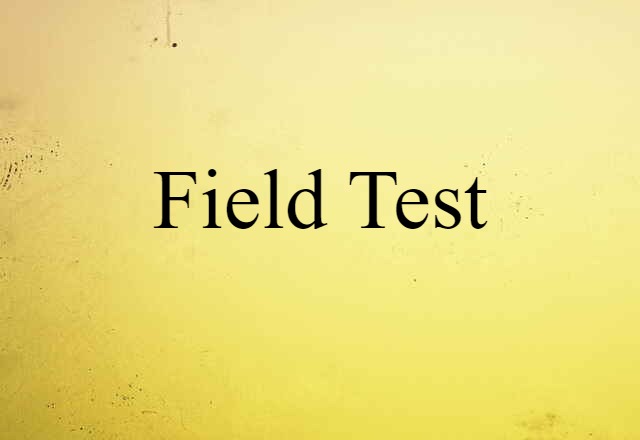 field-test