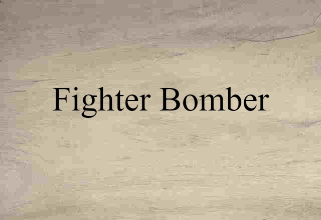 fighter-bomber