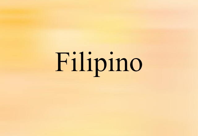 Filipino