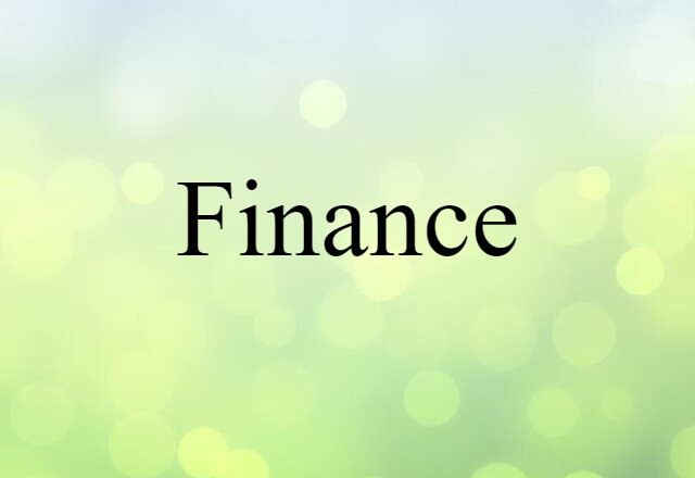 finance