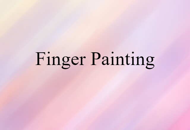 finger painting