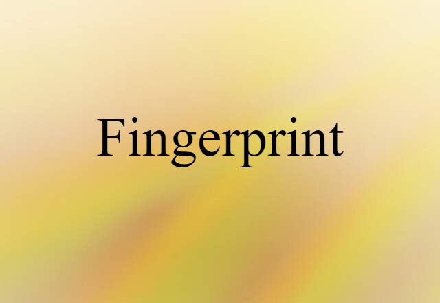 fingerprint