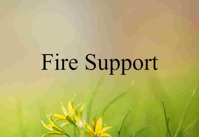 fire support