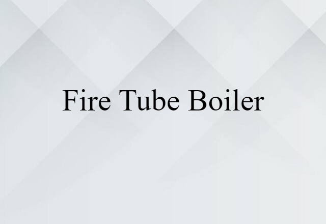 fire-tube boiler