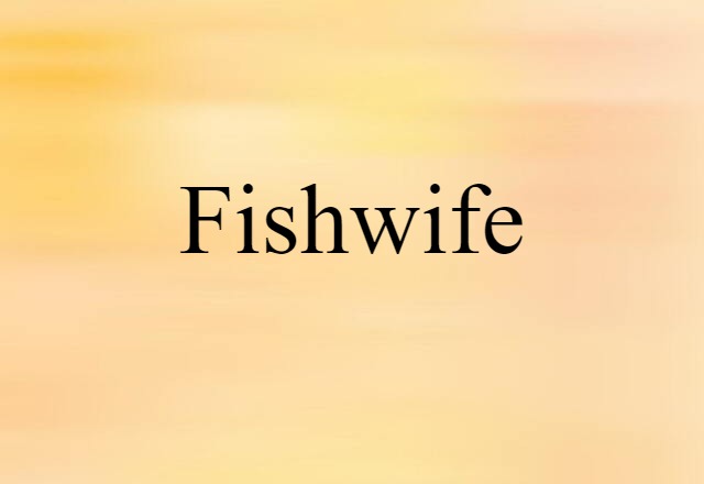 Fishwife (noun) Definition, Meaning & Examples