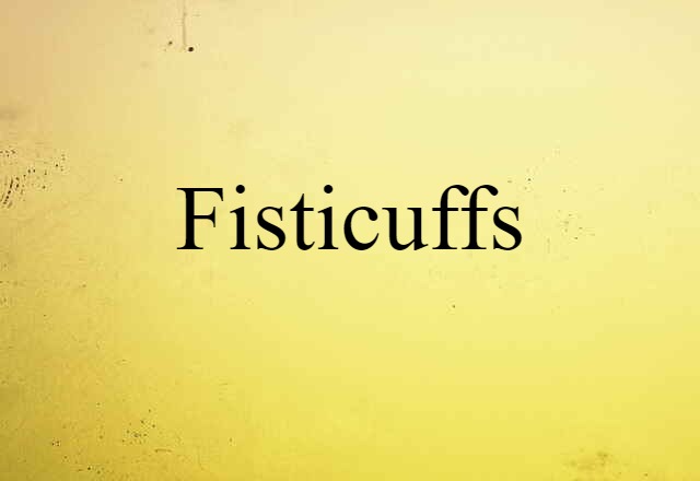 fisticuffs