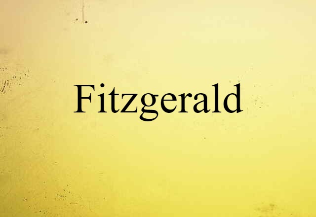 Fitzgerald