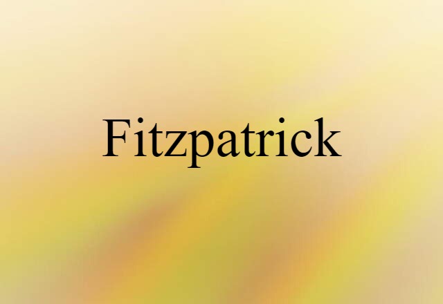 Fitzpatrick