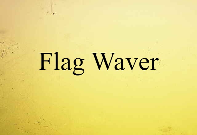 flag-waver