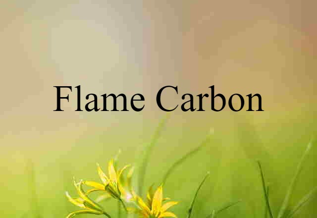 flame carbon