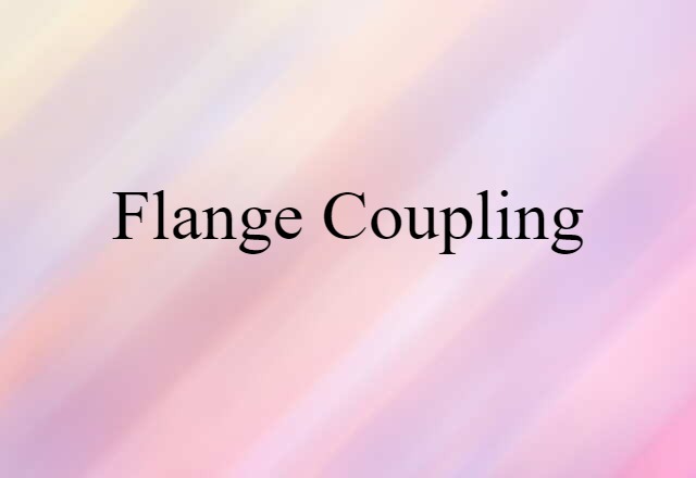 flange coupling